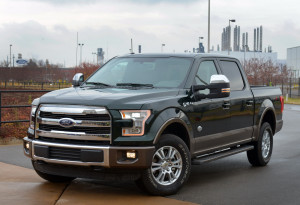 DEARBORN, MI., Nov 11, 2014--The all new 2015 Ford F150 at Ford Motor Company's Dearborn Truck Plant. Photo by: Sam VarnHagen/Ford