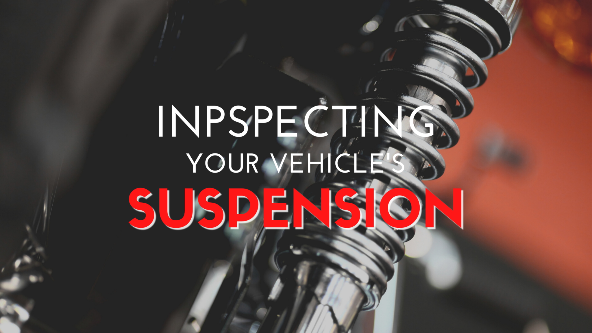 vehicle's suspension inspection